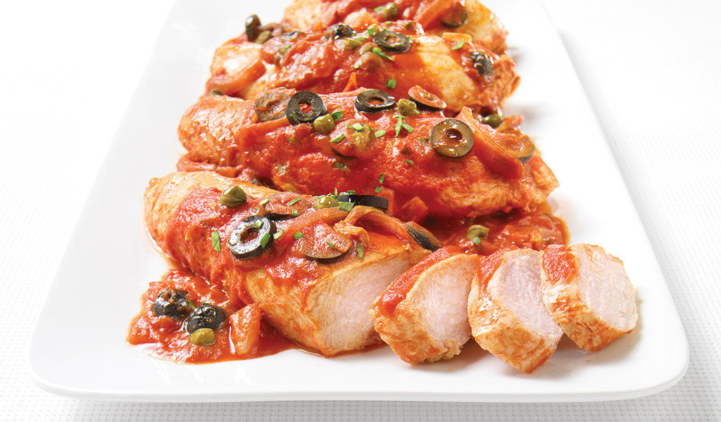 Olymel turkey fillets à la puttanesca